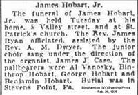 Hobart, James Jr.(Funeral Notice)